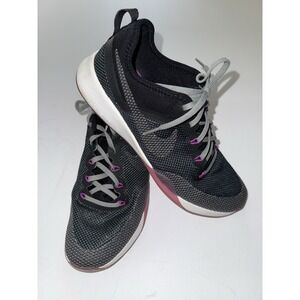 Nike Women's Training Running Shoes Black‎ Gray Pink Size 8.5 EU 40 Lightweight